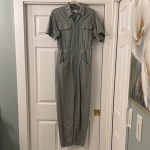 We The Free Olive Jumpsuit